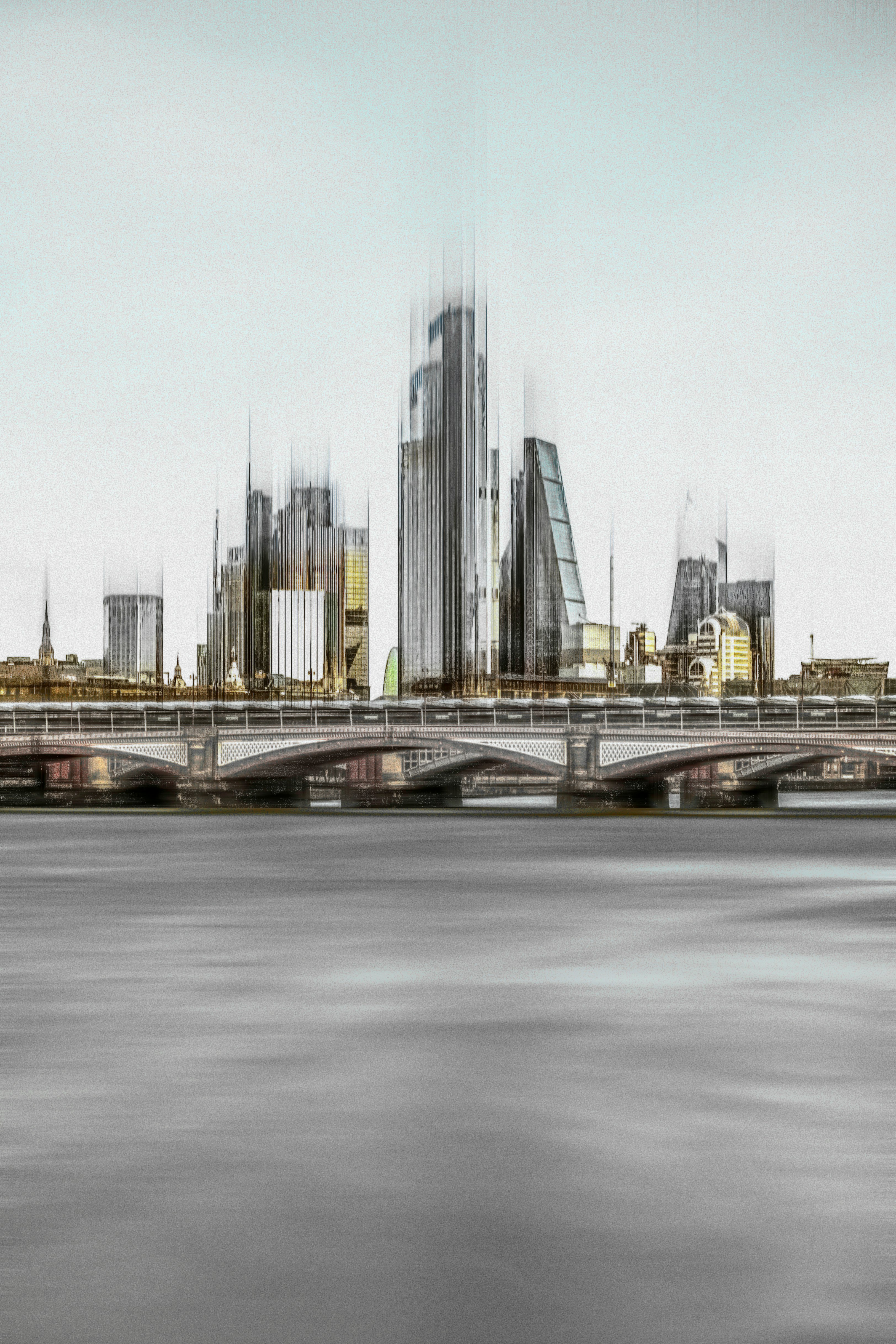 city skyline under white sky during daytime